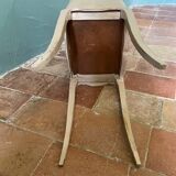 Bedside fruit wood XIXth beige patina