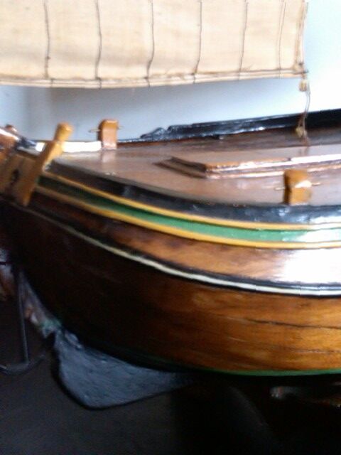 Old North Sea wooden ship model