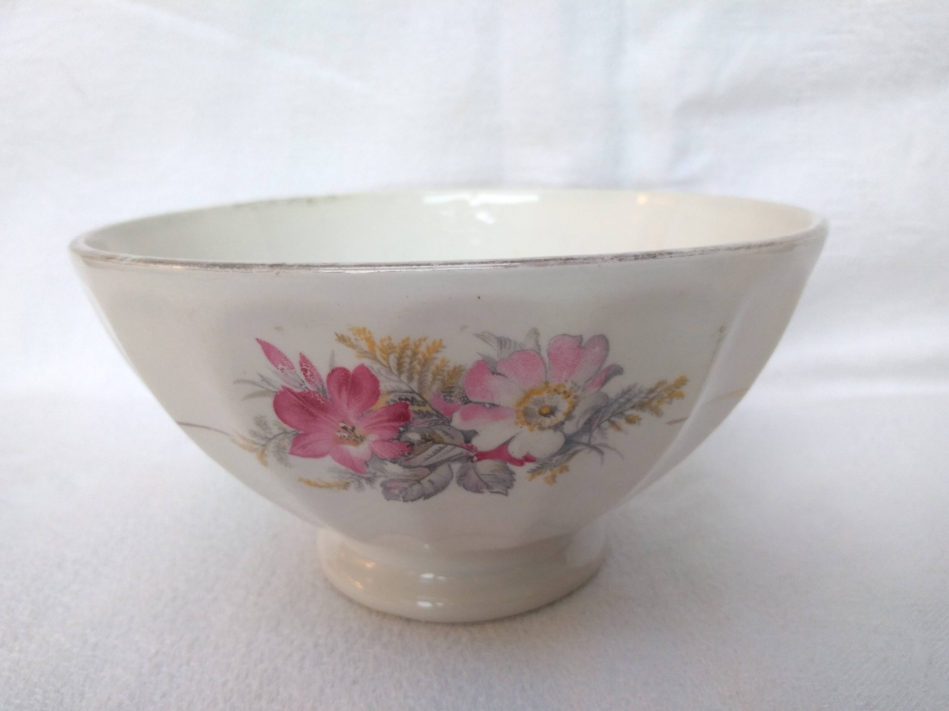 Old bowl Sarreguemines