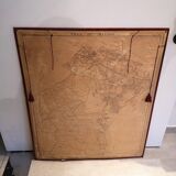 Historical map of the city of Meudon 1947, Ministry of Reconstruction