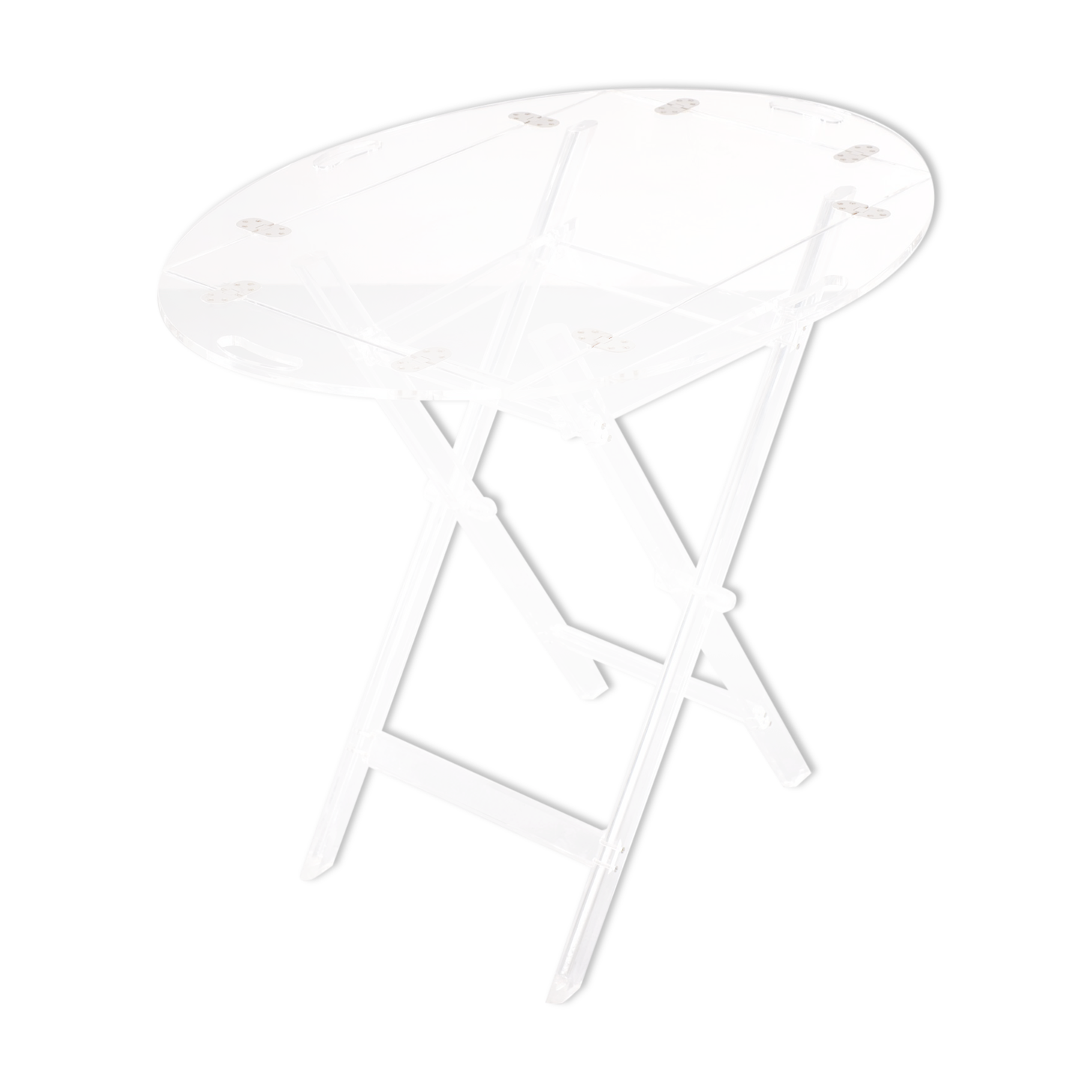 Lucite tray table, france, 1970s