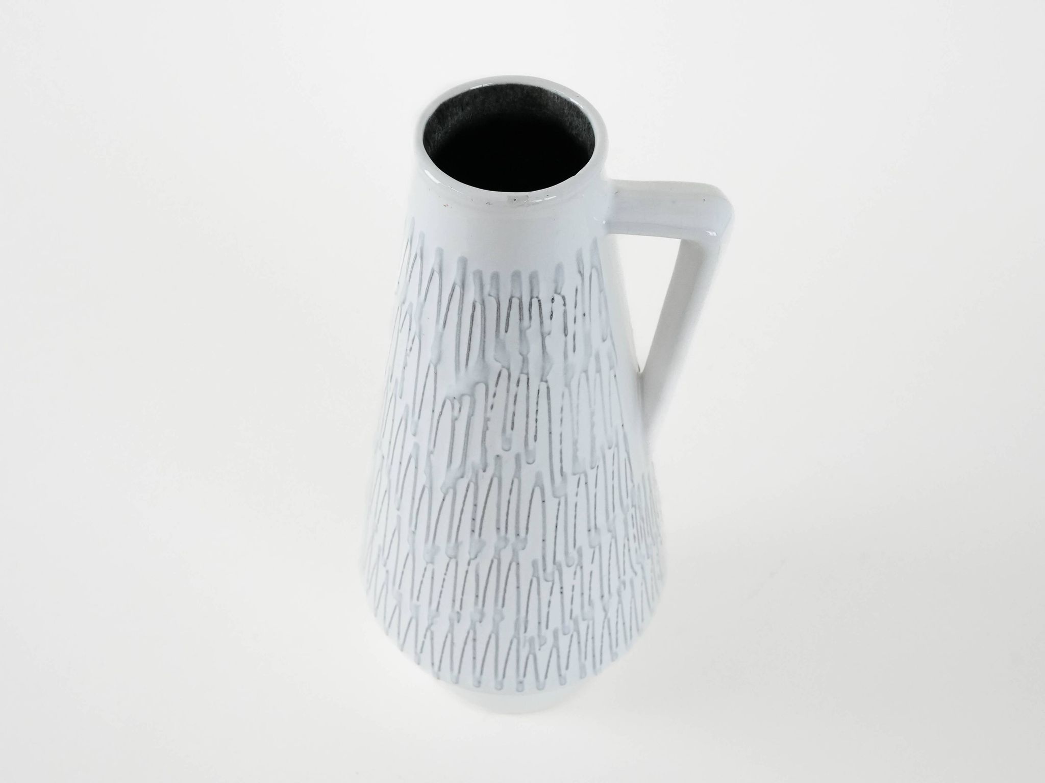 Ceramic vase Fat Lava, German design, 1960s, manufacturer: Scheurich