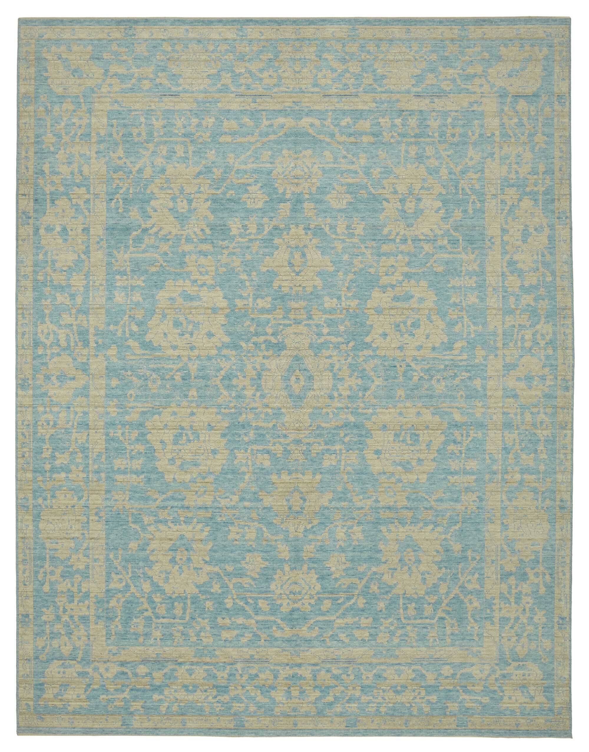 Turkish Handcrafted Loom Oushak Rug 298 cm x 386 cm