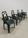 Vintage Boston garden dining chairs Pierre Paulin Henry Massonnet