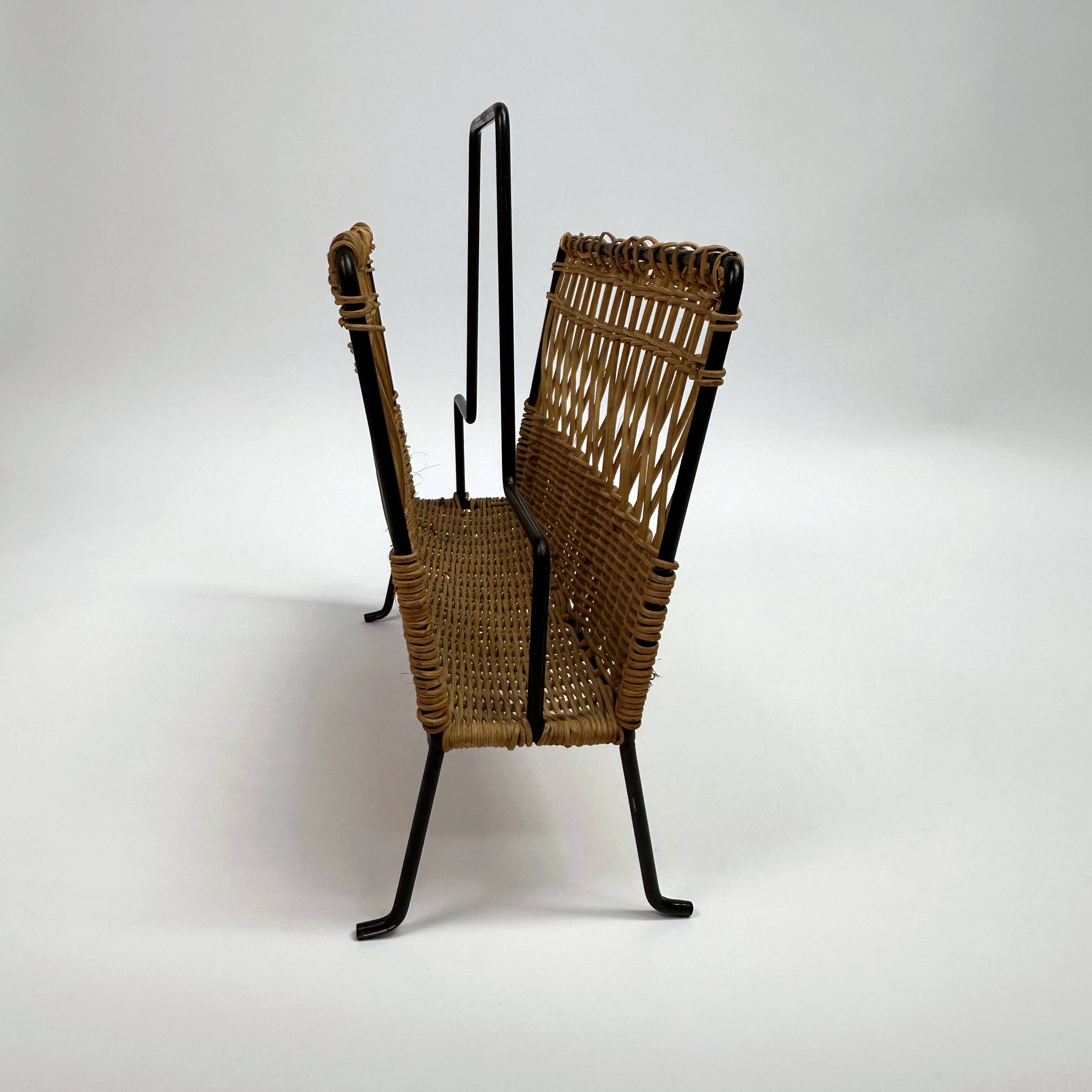 1950s Magazine holder by Raoul Guys