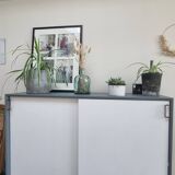 Buffet vintage en bois peint
