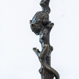 Paire de chandeliers en bronze Victor Paillard