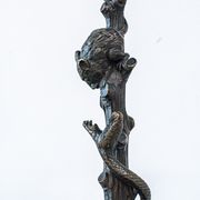 Paire de chandeliers en bronze Victor Paillard