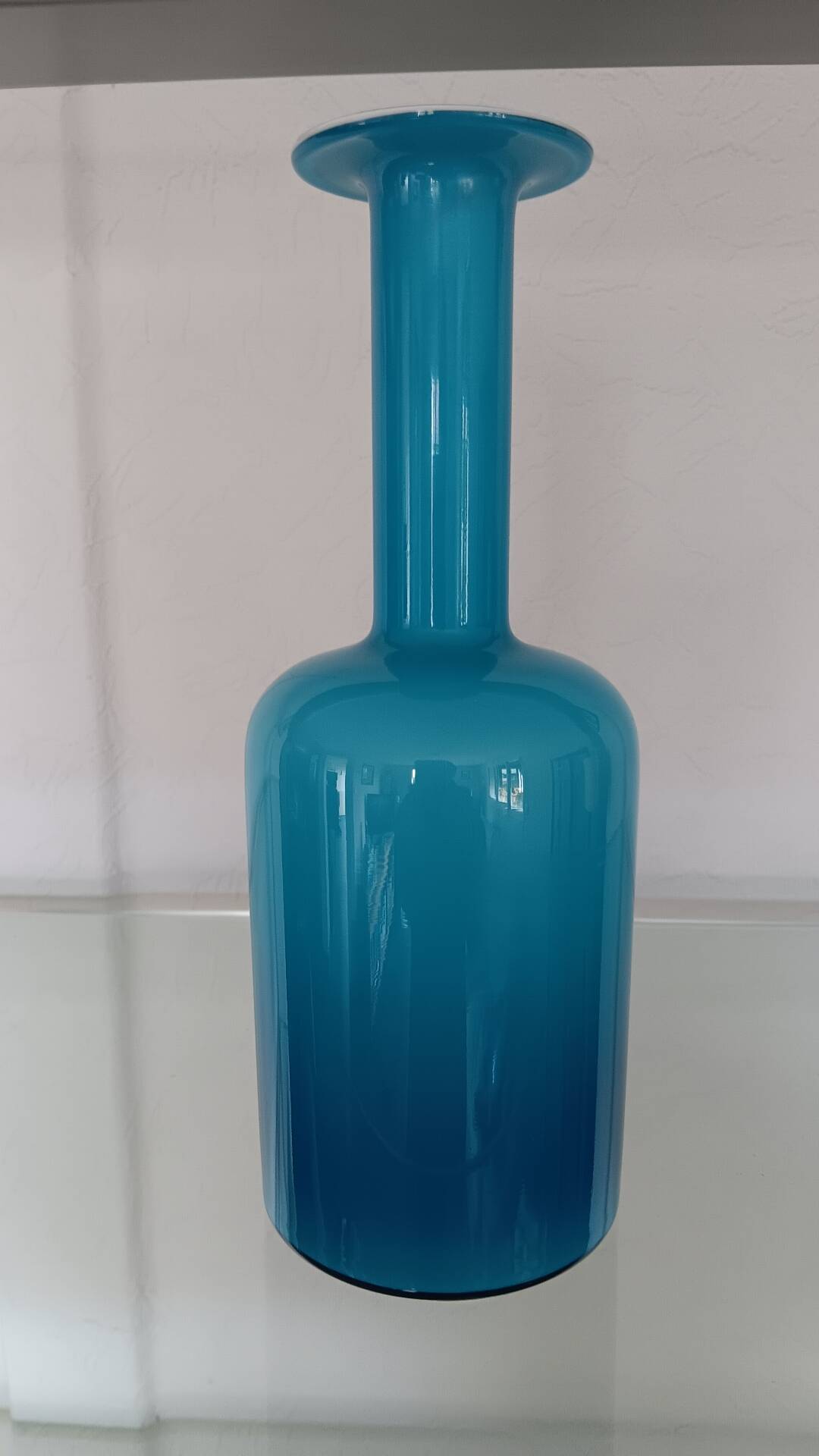 Vase Gul par Otto Brauer pour Holmegaard