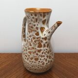 Ceramic pitcher signed Nederviller