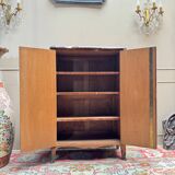 Armoire en marqueterie de style Louis XV, époque Napoléon III XIX eme