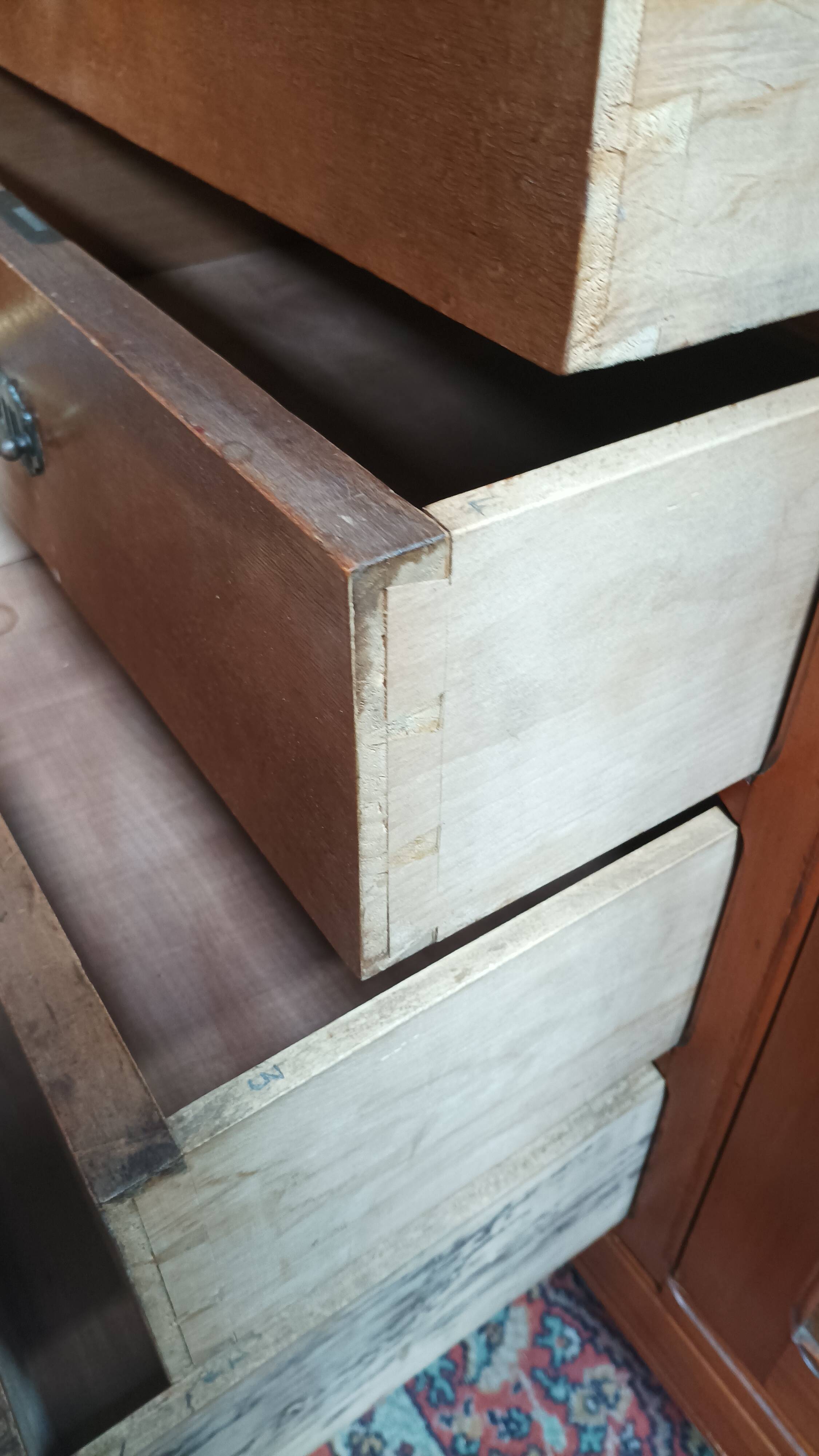 1930s beechwood wardrobe