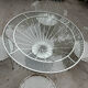 Rare garden furniture set Mathieu Matégot – CAP d’Ail 5-piece set