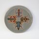 Assiette en céramique de Nzouala Fidele, Ecole des arts, Brazzaville Congo années 1960