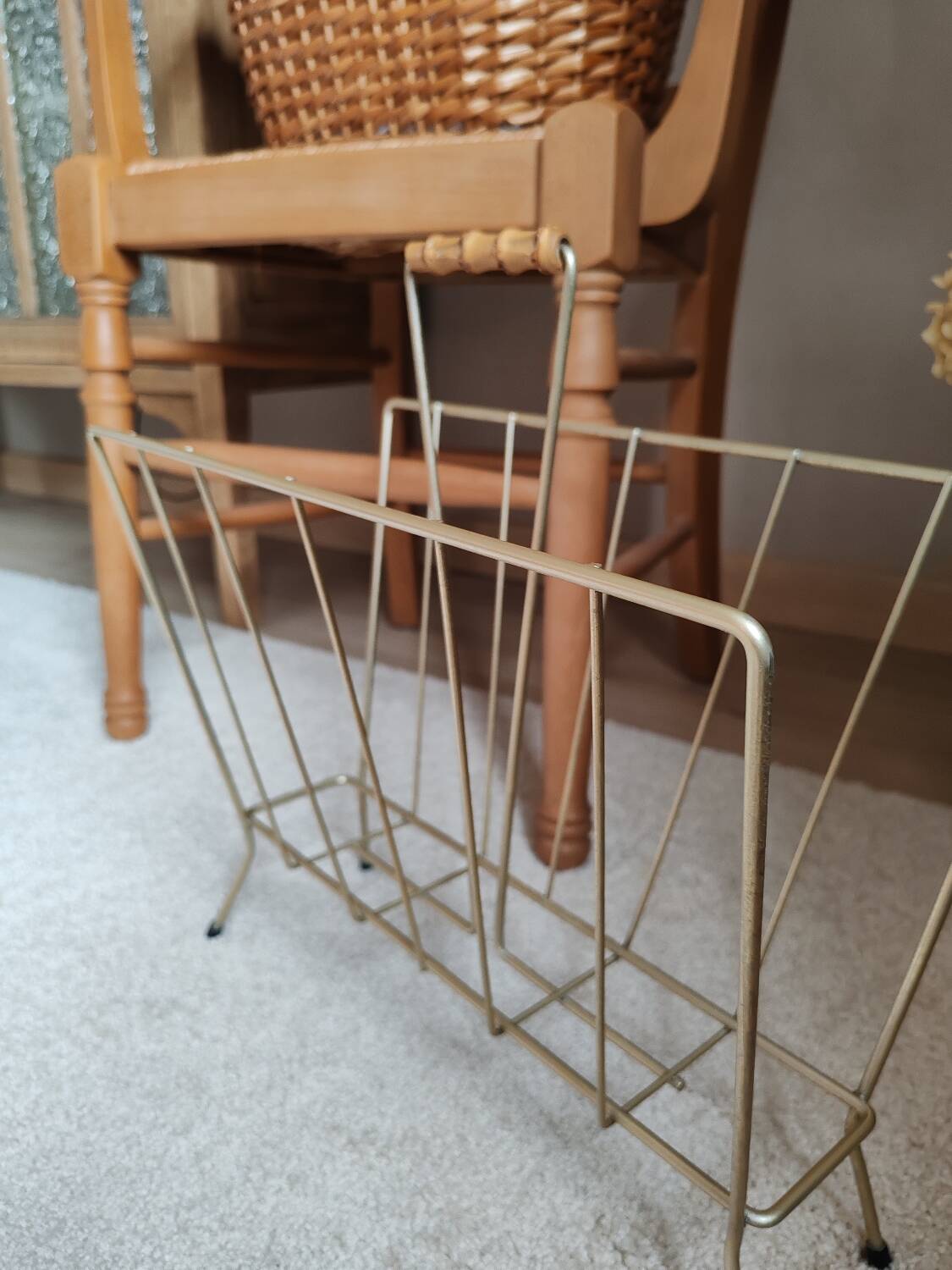 Vintage magazine rack