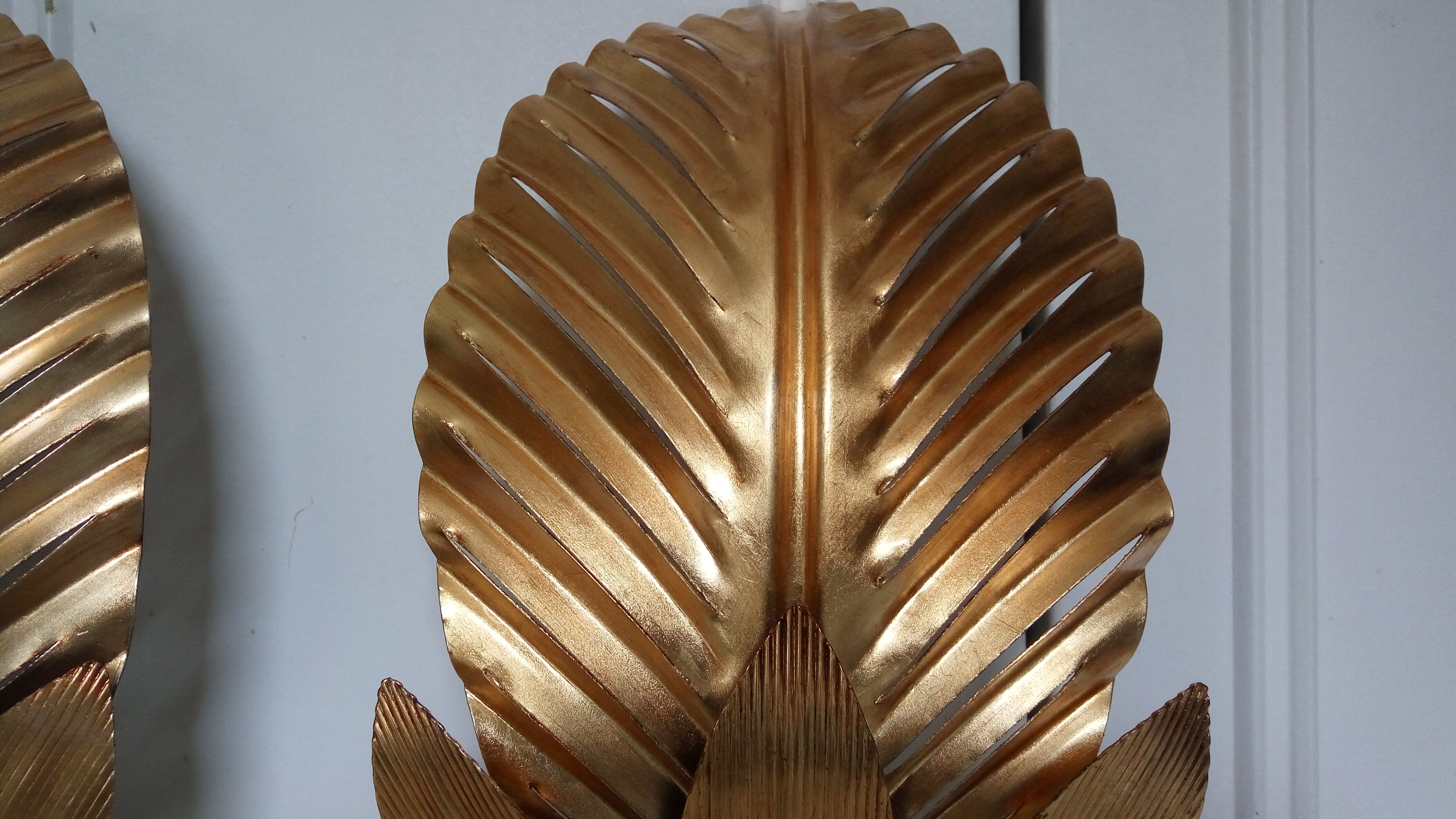 Palm wall lamps 1970