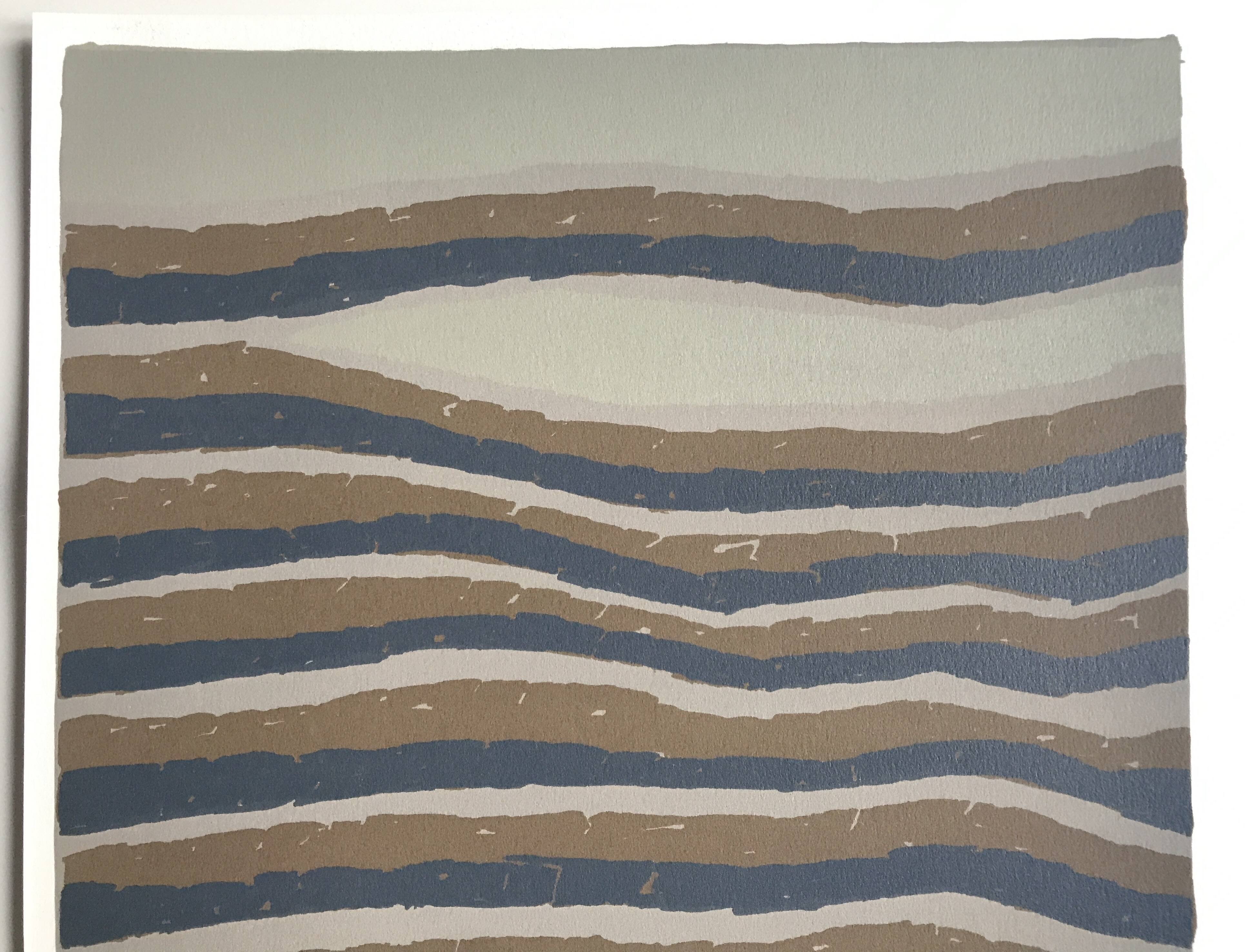 Set of 4 original lithographs by Raoul Ubac, 1978. The earth.