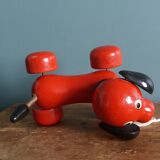 Old pull-along dog toy, Kouvalias, Greece