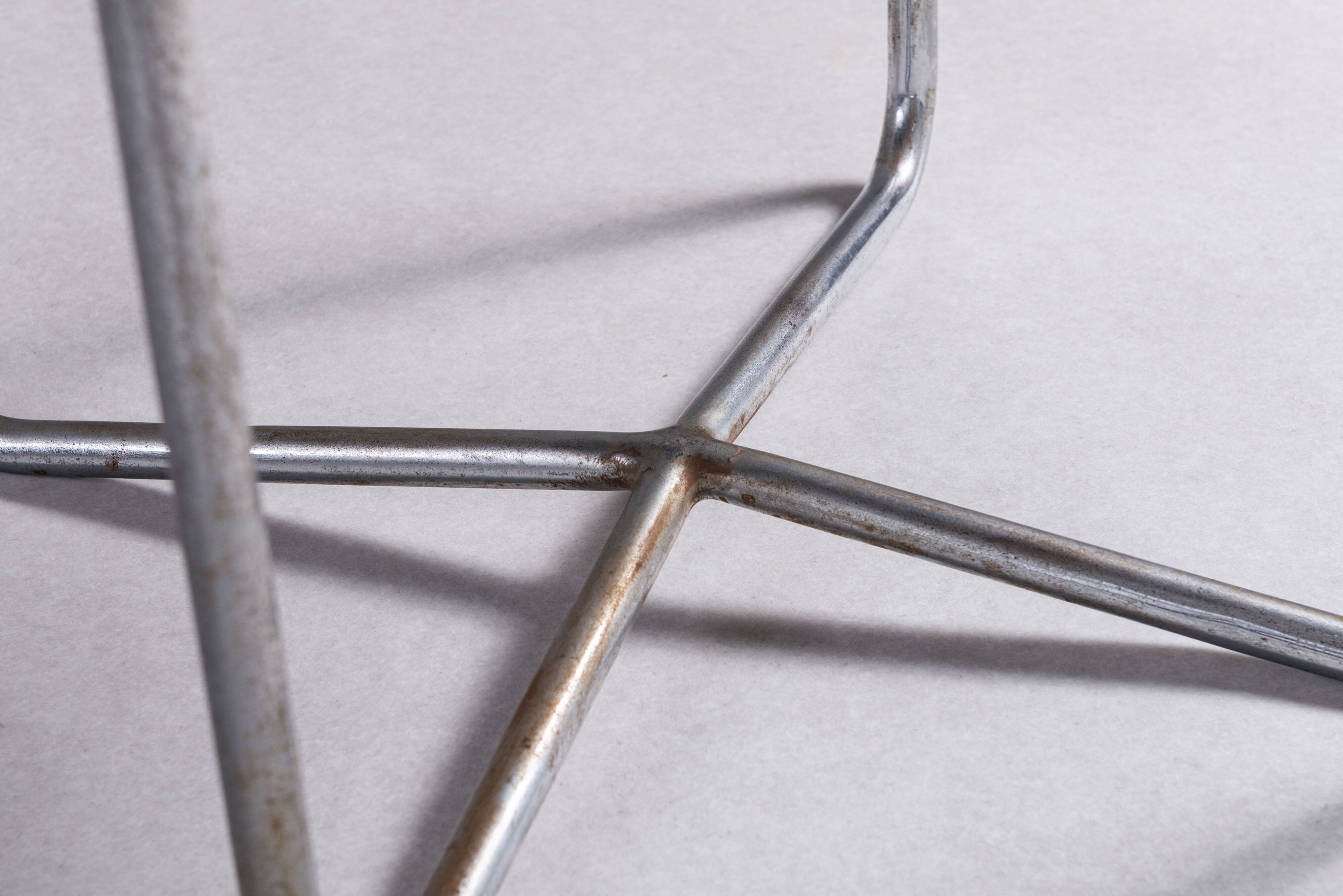 Thonet coffee table with tubular frame