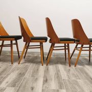 Chaises de Salle à Manger par Radomir Hoffman pour Ton, 1950s, Set de 4