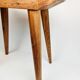 Swedish lacquered pine stool, 1970s