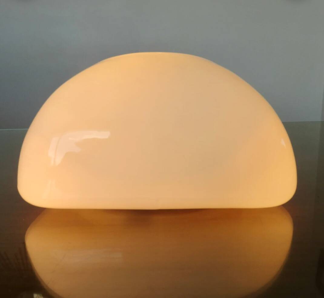 60' opaline wall light, ceiling light