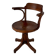 Chaise de Bureau en Chêne Courbé par Thonet, 1950s