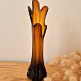 Organic blown glass vase
