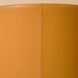 Pair of "Rich" leather armchairs by Antonio Citterio, Moroso edition, 1989