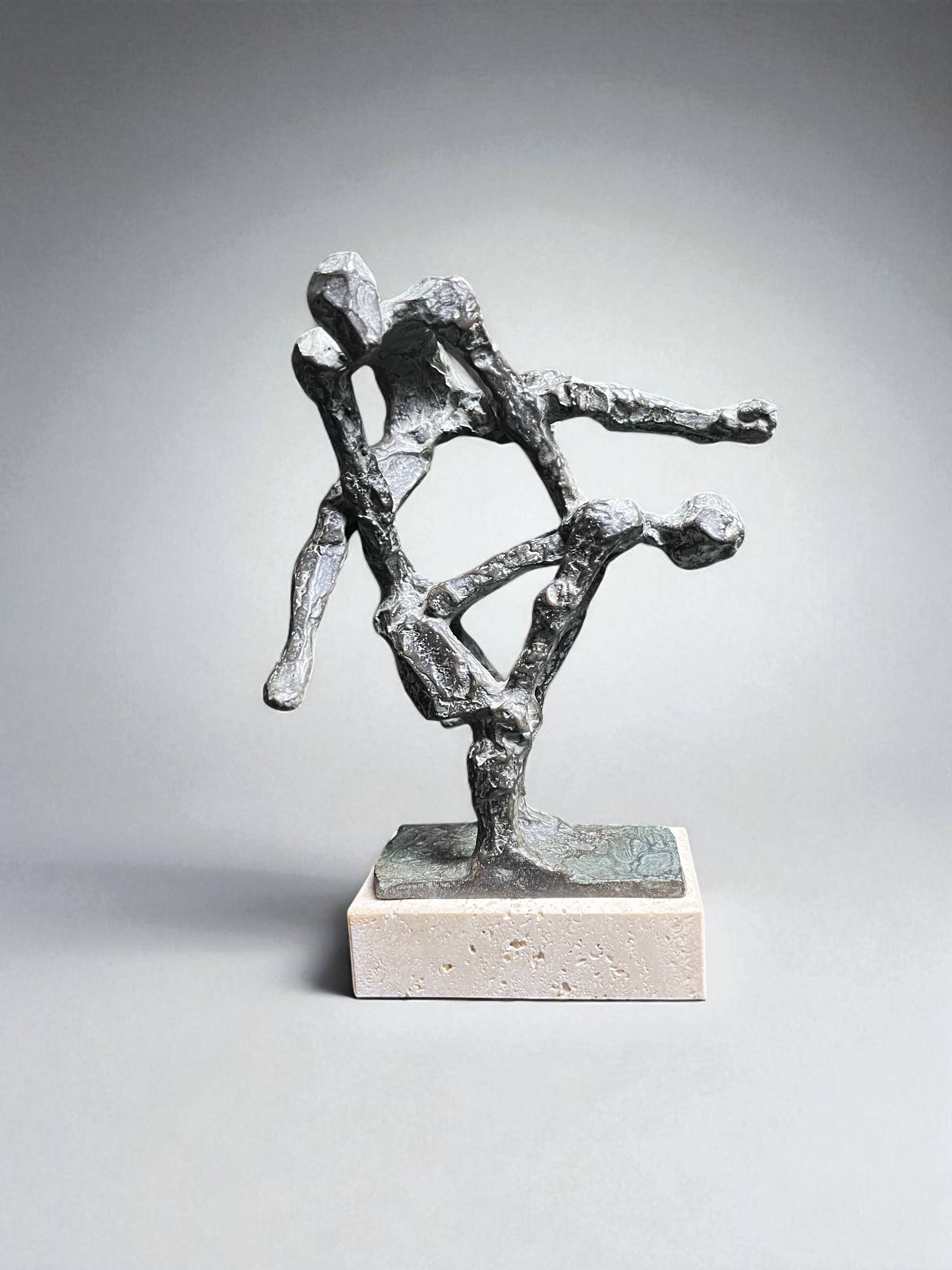 Velilla ubago, bronze sculpture “pídola” signed and numbered, 20th century