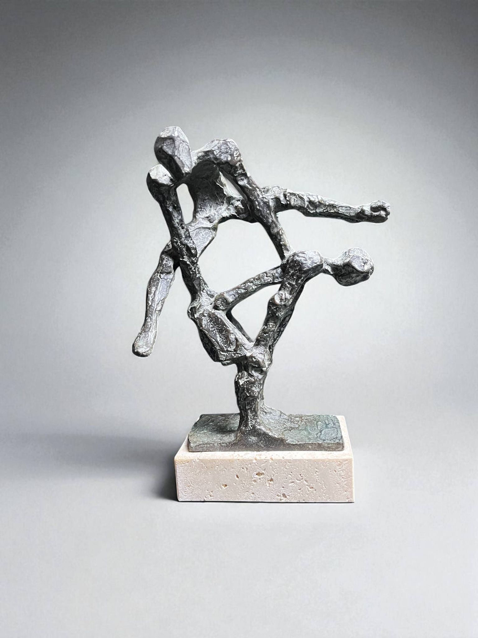 Velilla ubago, sculpture en bronze « pídola » signée numérotée xxème