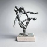 Velilla ubago, bronze sculpture “pídola” signed and numbered, 20th century
