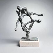 Velilla ubago, sculpture en bronze « pídola » signée numérotée xxème