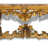 Large console rocaille style XIX