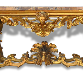 Grande console style rocaille XIXème