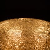 Large round Kaiser glass ceiling lamp