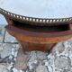 Four-legged oval gueridon with crotch or side table