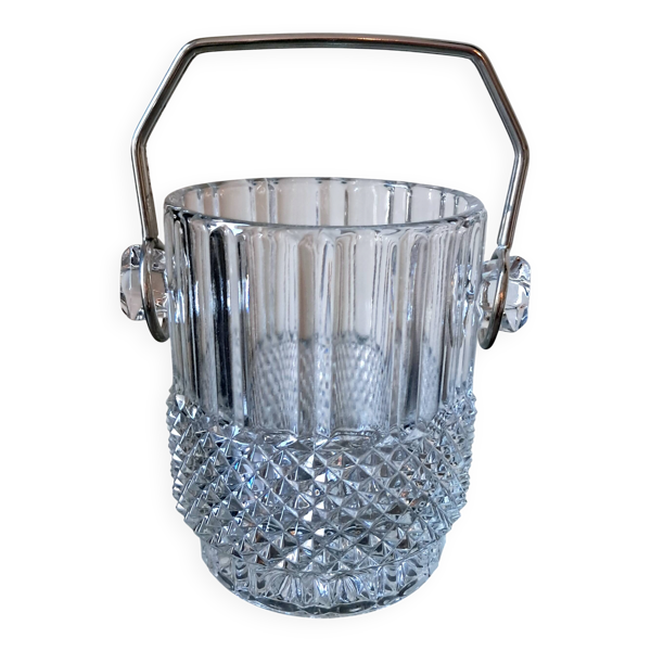 Seau à glace. Verre. 1970