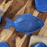Shallow ceramic fish dish