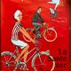 Original poster "Health on 2 wheels" Bike, Bicycle 40x60cm 60's