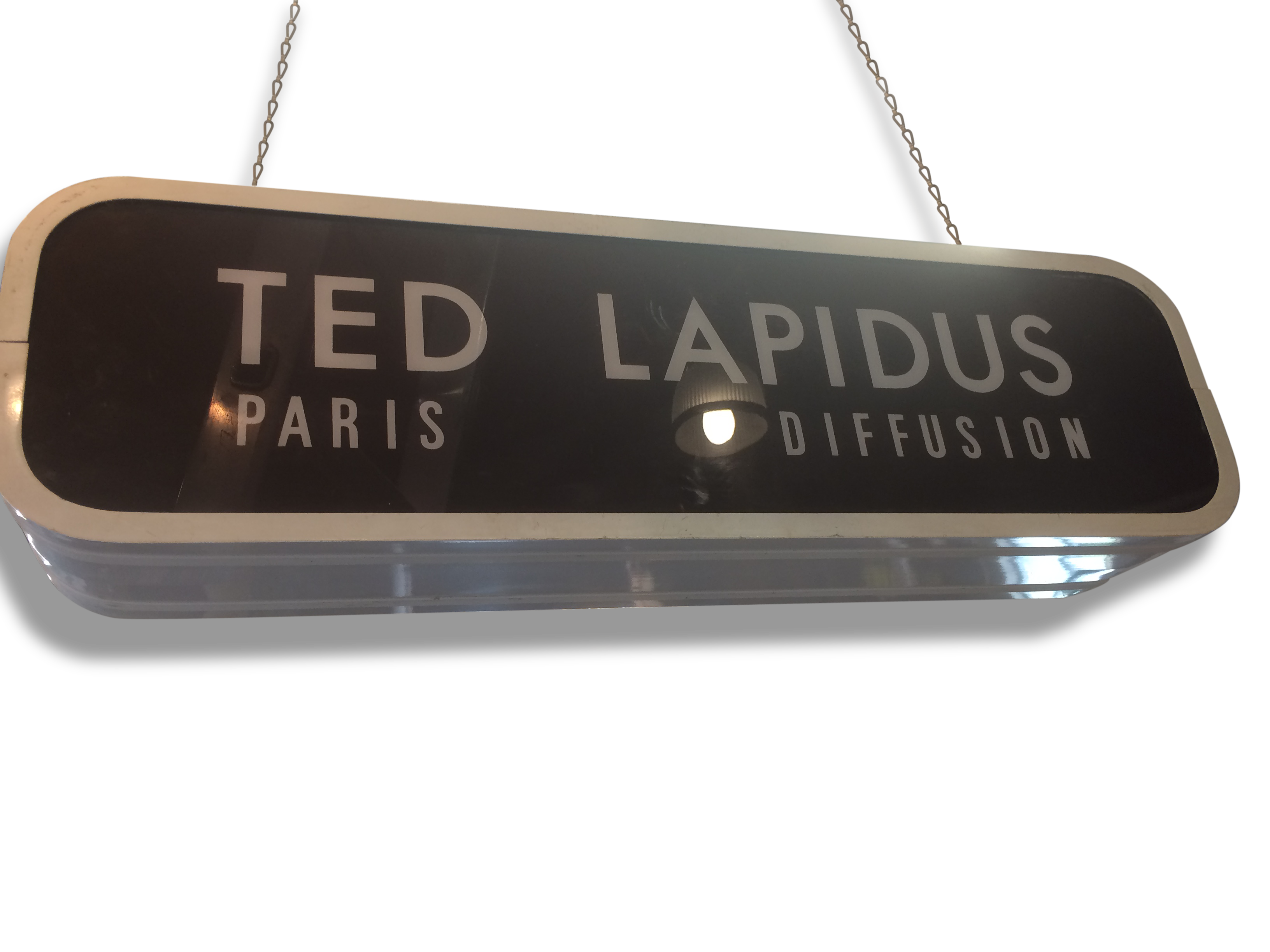 Sign vintage Ted Lapidus