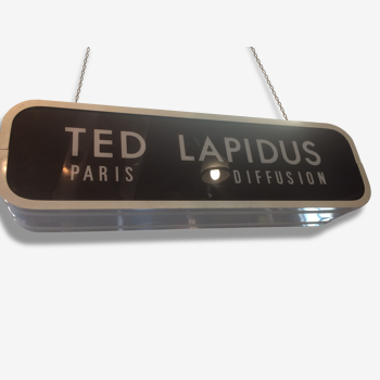Enseigne vintage Ted Lapidus