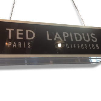 Sign vintage Ted Lapidus