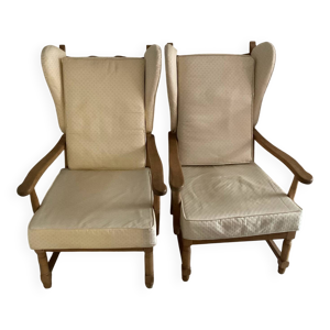 Paire de chaises hautes