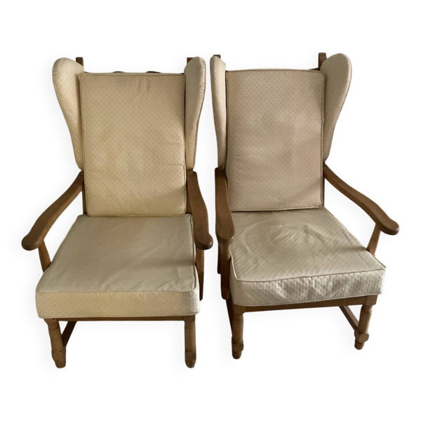 Paire de chaises hautes années 50/60