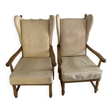 Paire de chaises hautes années 50/60