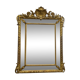 Miroir Napoléon III doré à parecloses, 122x92 cm