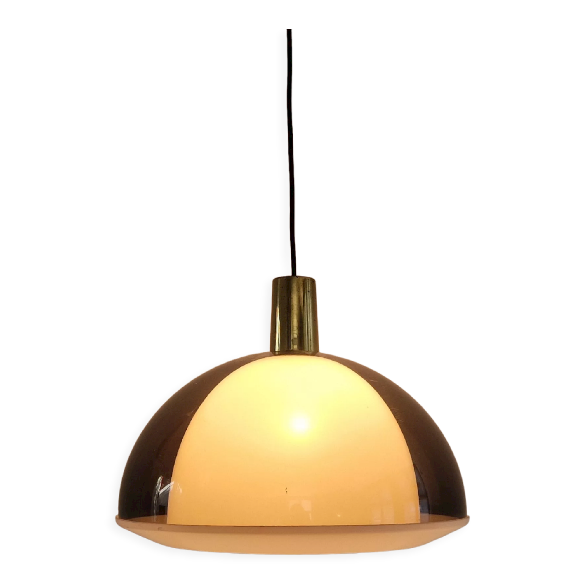 Pendant lamp model Kuplat by Yki Nummi, Finland, 1950s