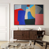 Abstract painting disruption