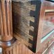Louis XVI style buffet – Solid mahogany & Carrara marble – Restored